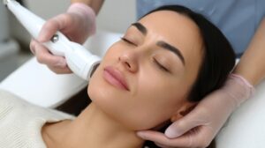 woman undergoing skin rejuvenation